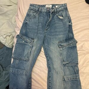 Cotton On Women's Blue Flare Jeans
